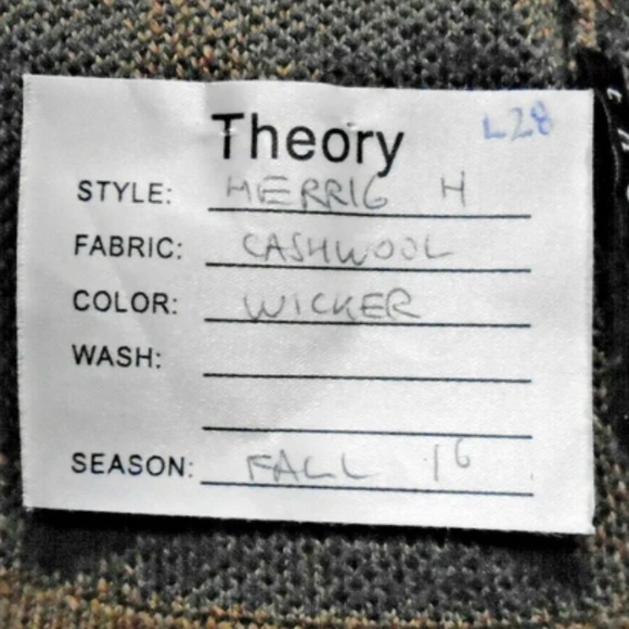 Tan Oatmeal Brown Black Geometric Soft Cozy Beanie Warm Theory Cashmere Hat - Picture 3 of 3